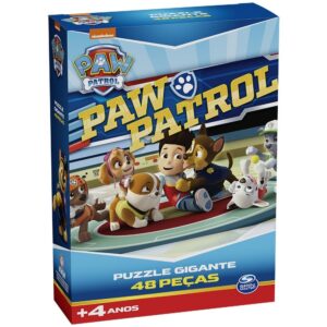 Quebra Cabeça Gigante Patrulha Canina 48 Peça Paw Patrol Grow Jogo