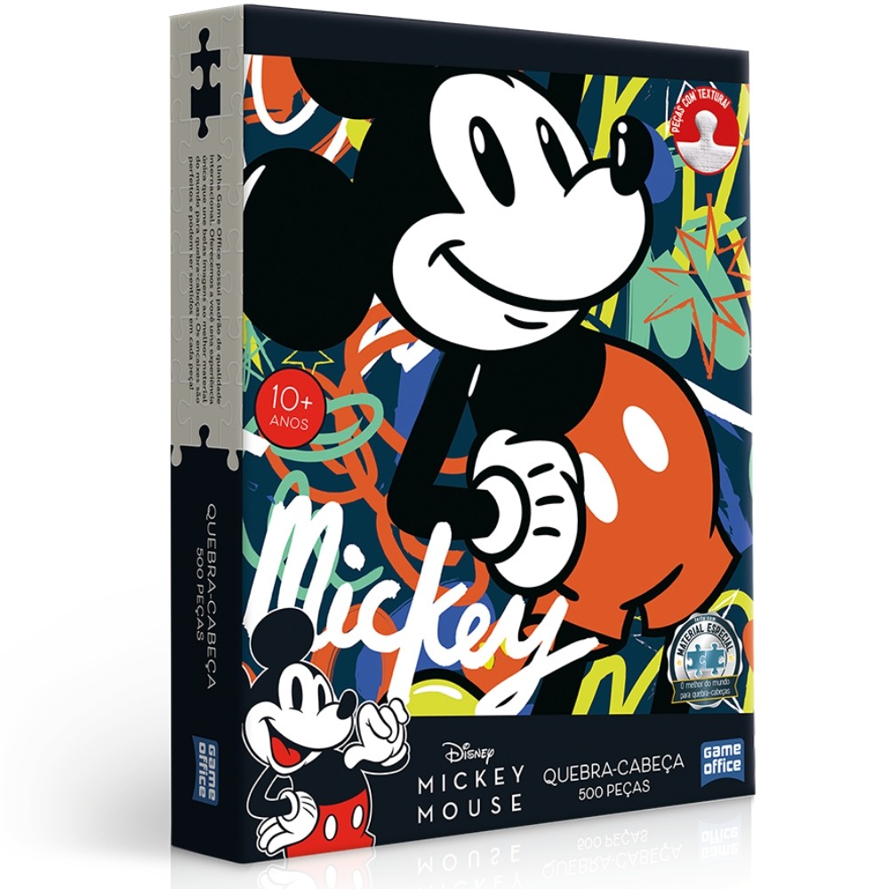 Quebra Cabeça Mickey Mouse Edição Especial 500 Peças Toyster Puzzle