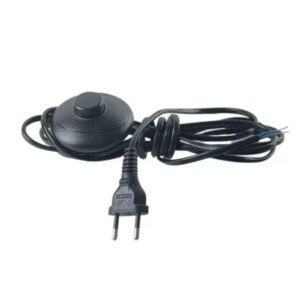 Rabicho de tomada 2 pinos Para abajur Luminária De Chão Com
