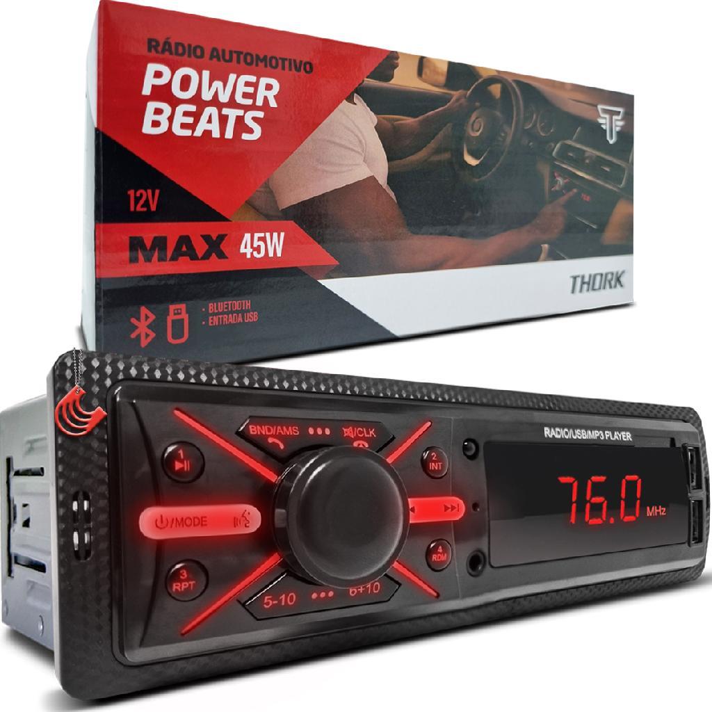 Radio Aparelho Toca MP3 Player Auto Som Automotivo Bluetooth Usb Rca