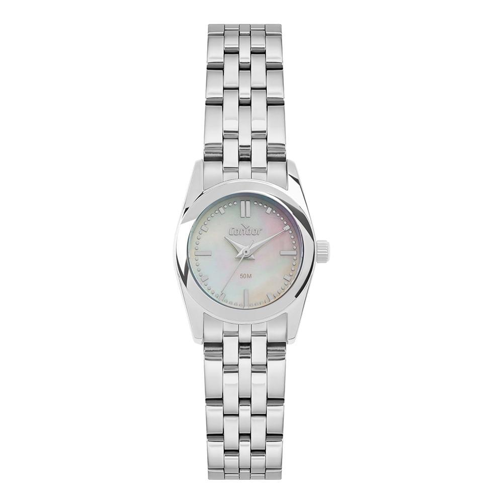 Relógio Condor Feminino Mini Prata CO2036MZP 4B