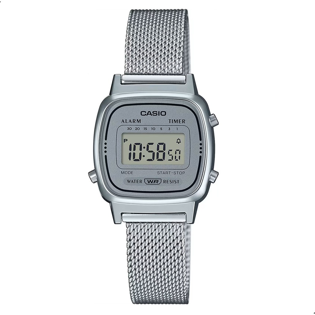 Relógio de Pulso Feminino Casio Digital Vintage Relógio Digital
