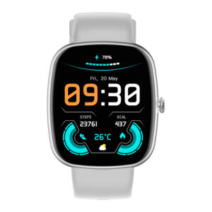 Relógio Smartwatch Bluetooth Zwear Tela 1.83′ Prata