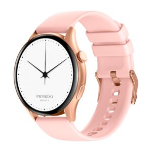 Relógio Smartwatch Zw10 Zwear BT 5.2 Tela 1.4 pol. Rosa
