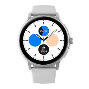 Relógio Smartwatch Zwear BT 5.3 Tela 1,4 pol Prata