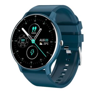Relógio Smartwatch Zwear Zl02d Bluetooth 4.0 Tela 1.3 Pol Azul