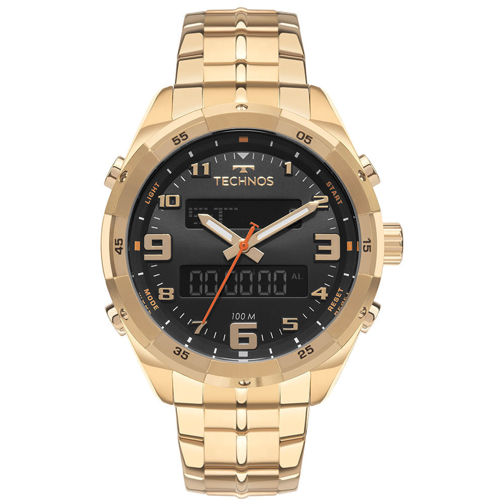 Relógio Technos Masculino Ts Digitech Dourado BJK725AA 1P