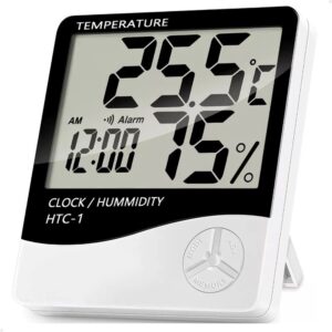 Relógio Termômetro Digital LCD Termo Higrômetro Lorben Alarme Medidor