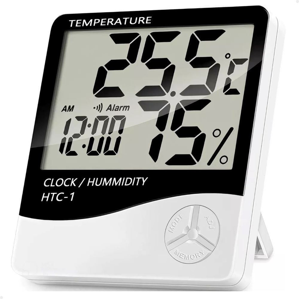 Relógio Termômetro Digital LCD Termo Higrômetro Lorben Alarme Medidor — Relógios e Óculos