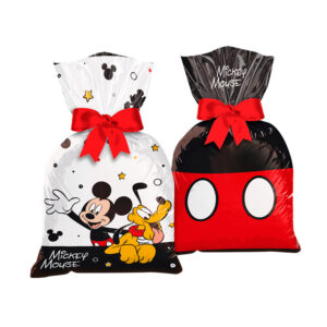 Sacola Plástica Mickey Mouse 8 unidades Regina Rizzo