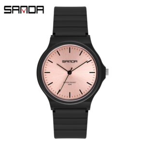 Sanda Relógio Feminino Impermeável Moda Digital Esportivo