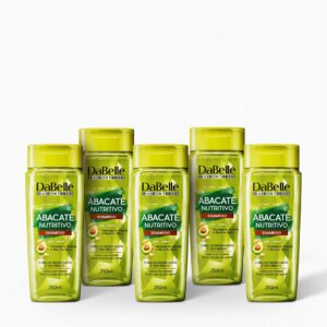 Shampoo Abacate Nutritivo 250ml Kit c 5 Unidades Dabelle Hair