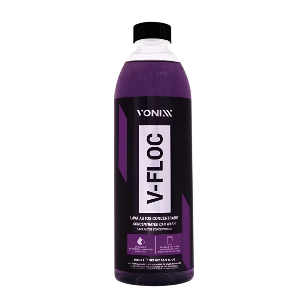 Shampoo Automotivo pH Neutro Vonixx V-Floc Lava Auto Alta Espuma