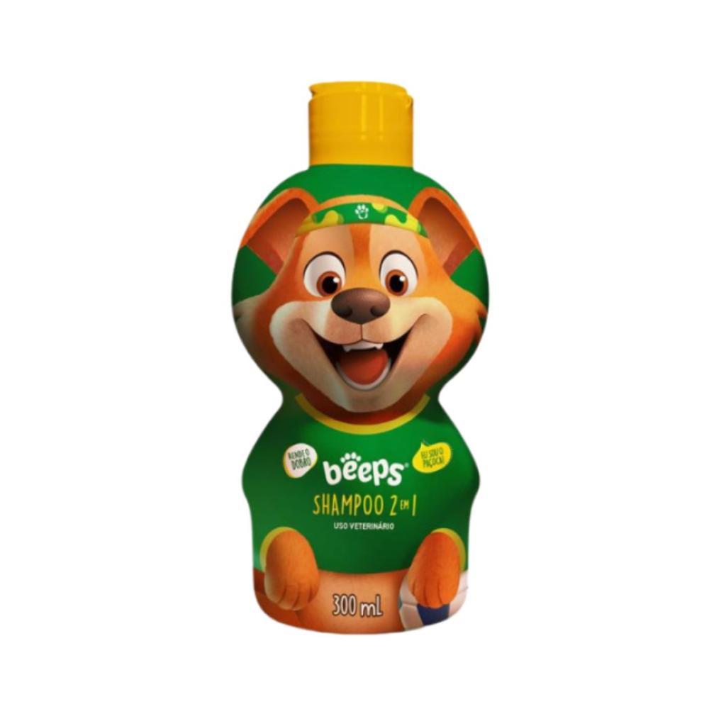 Shampoo Condicionador Hipoalergênico Cão e Gato Beeps 2 em 1 Futebol