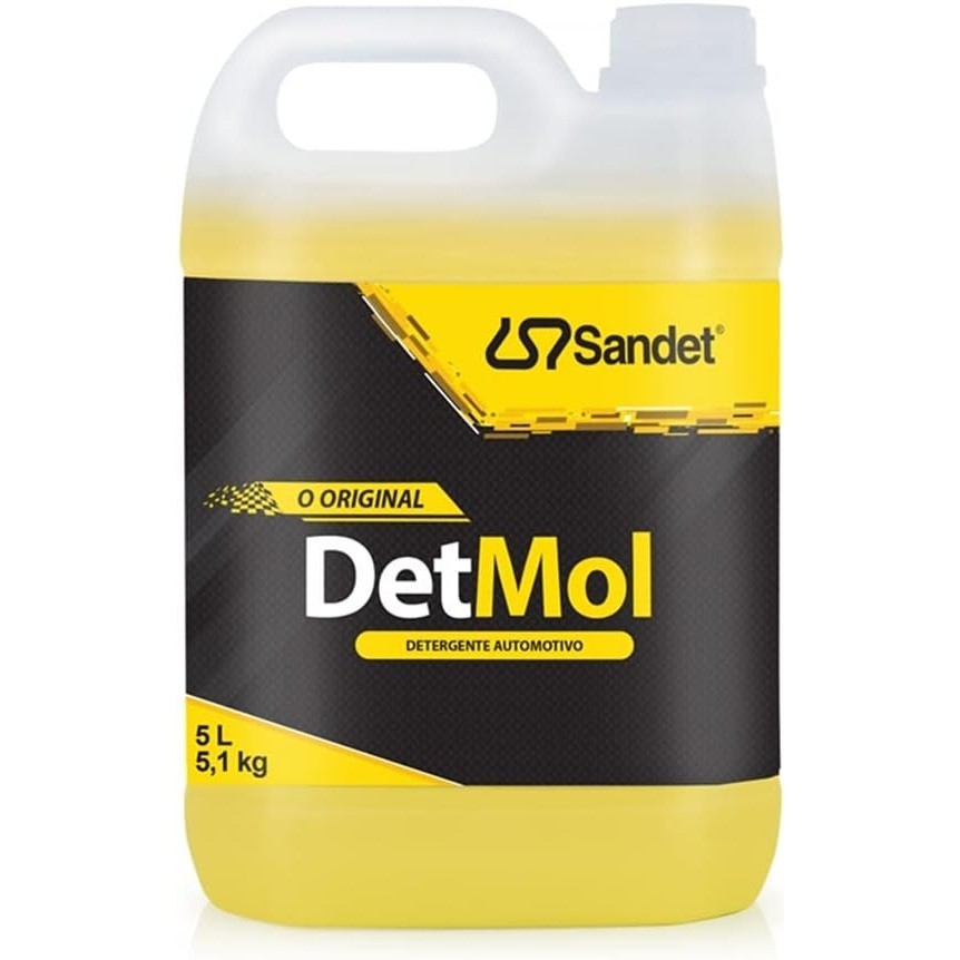 Shampoo Det Mol Sandet 5lts Lava Moto Detergente Concentrado Limpeza