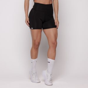 Short Academia Fitness Grace Cós Alto Treino Corrida Forro Duplo Aqn