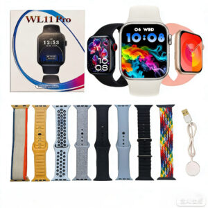 Smartwatch Relógio unisex Pro 47mm GPS com 8 pulseiras Gps séries11