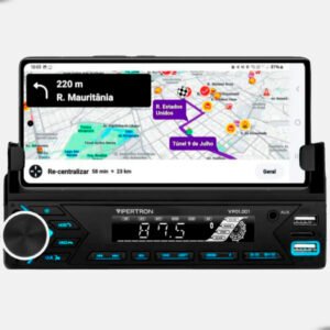 Som Automotivo Vipertron 4x45W Rms Bluetooth Multicolor USB