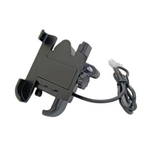 Suporte Celular Moto bike Alumínio C carregador Fix. Guidão