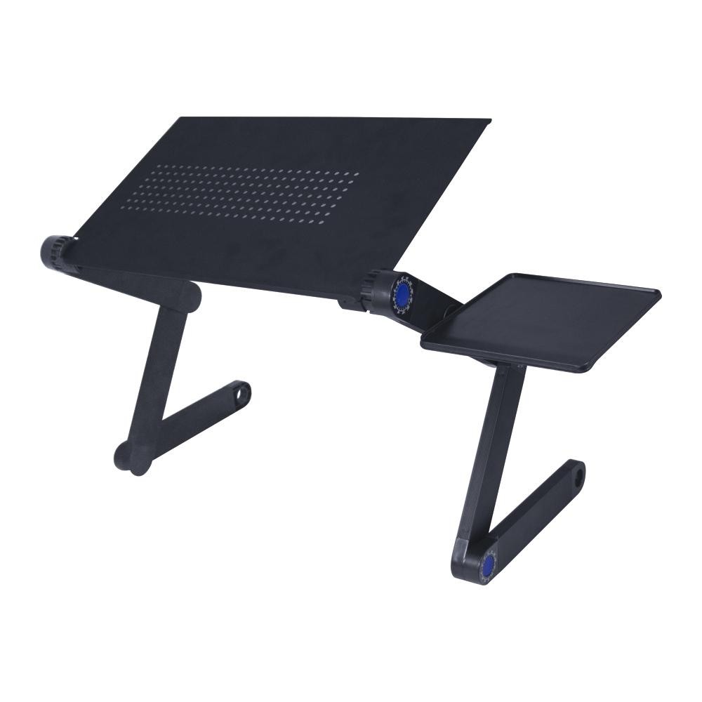 Suporte De Cama Desk Slim C Mousepad P Notebook Preto