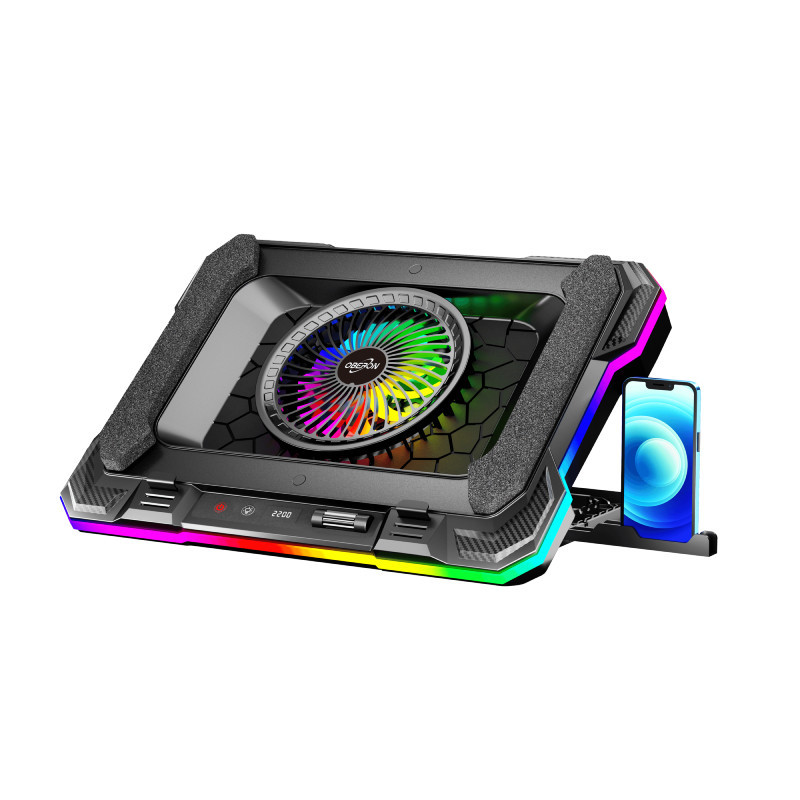 Suporte Notebook Celular Gamer RGB Cooler USB 2.0 Controladora