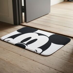 Tapete Retângular Mickey Mouse Branco 40x60cm Disney Original 1 — Informática