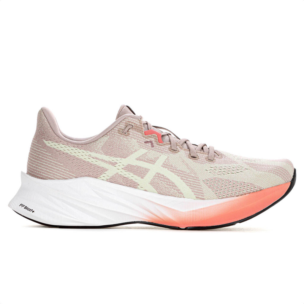 Tênis Asics Dynablast 5 Rose Bege e Coral Feminino