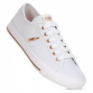 Tênis Coca Cola Horizon Bay Branco e Rose Feminino