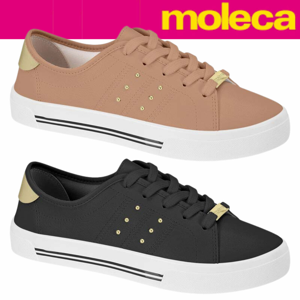 Tênis Feminino Moleca Napa Floather Classic Neo Casual Conforto