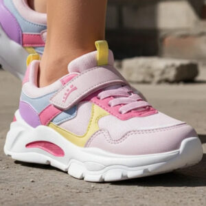Tênis Infantil Ortopasso Colorido Wave Sola Colorida Fashion Macio