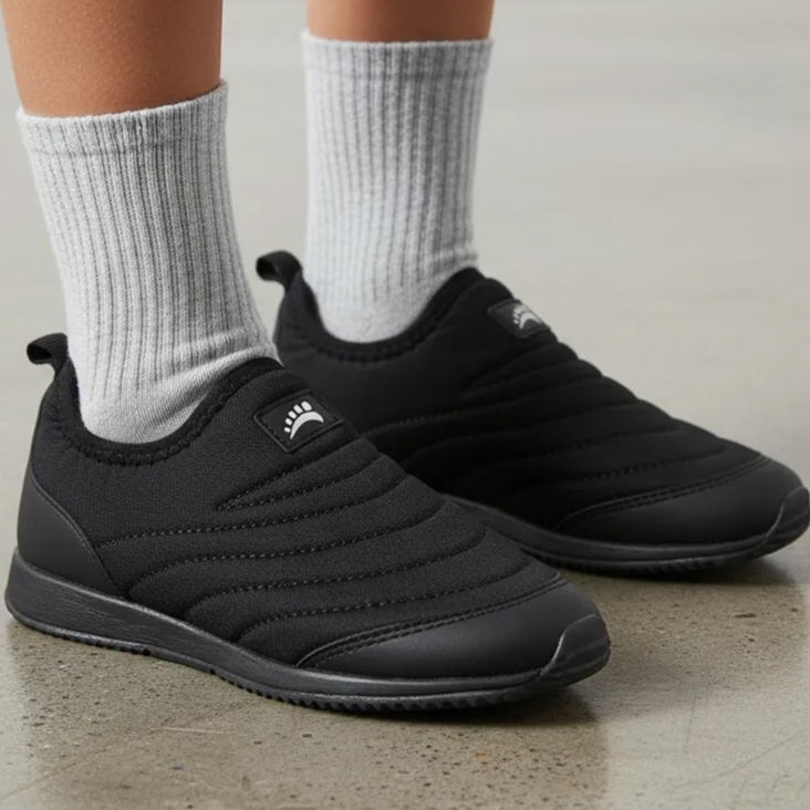 Tênis Infantil Ortopasso Jogging Menino Menina Preto Envio Em 24H