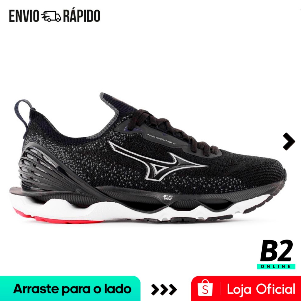 Tênis Mizuno Wave Endeavor 2 Masculino 100% Original Com Nota Fiscal
