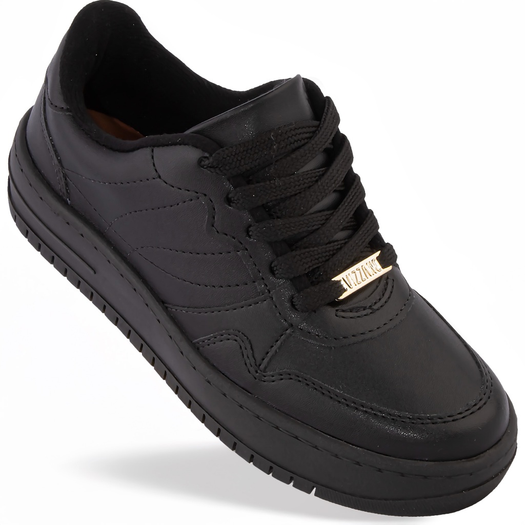 Tênis Vizzano Casual Feminino Conforto Original 1389 Preto
