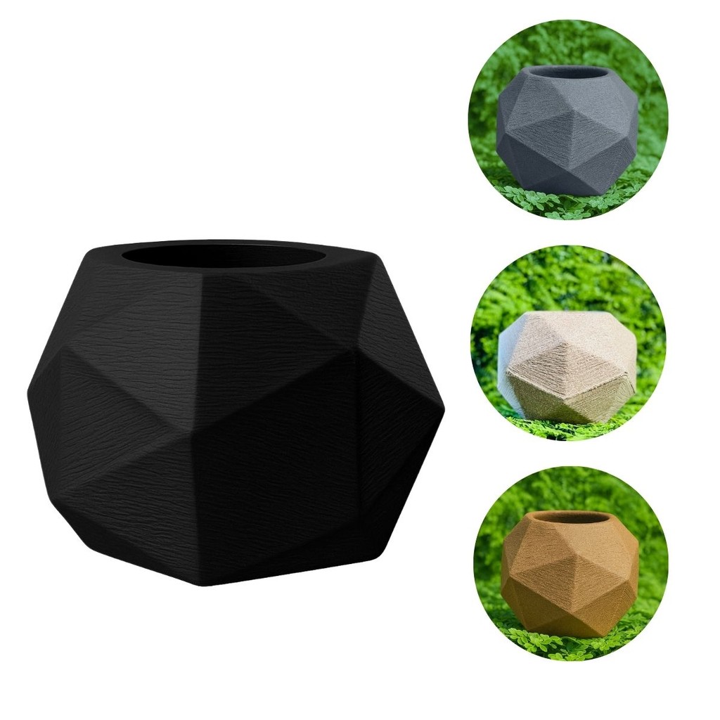 Vaso de Planta Decorativo Família Esfera Diamante