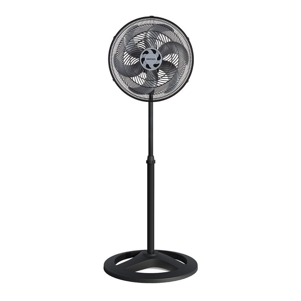 Ventilador de Coluna 40cm Turbo 6 Pás Preto Ventisol