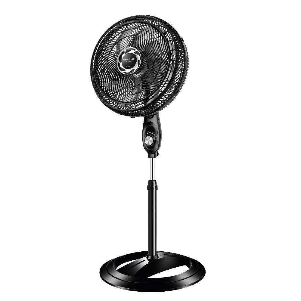 Ventilador de Coluna Mondial Turbo 40CM 8 Pás Preto 220V