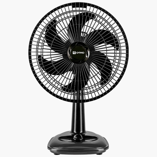 Ventilador de Mesa Otmo 40cm 126W 110V Portátil Preto Alta Potência