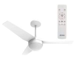 Ventilador De Teto Aliseu Jet Eco Branco Bivolt Com Controle Remoto