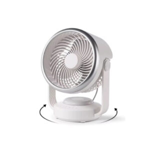 Ventilador Silencioso Portátil Bateria Recarregável Luz LED Onistek
