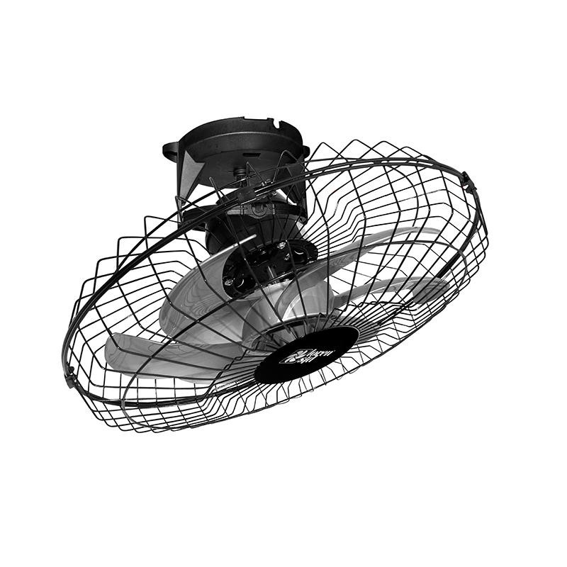 Ventilador Teto 50 Cm Preto 360G Bivolt Tufão