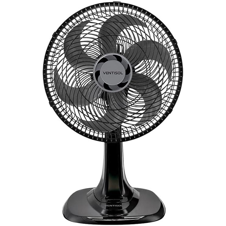 Ventilador Ventisol DE Mesa Oscilante Turbo 6P 40CM PR 127V