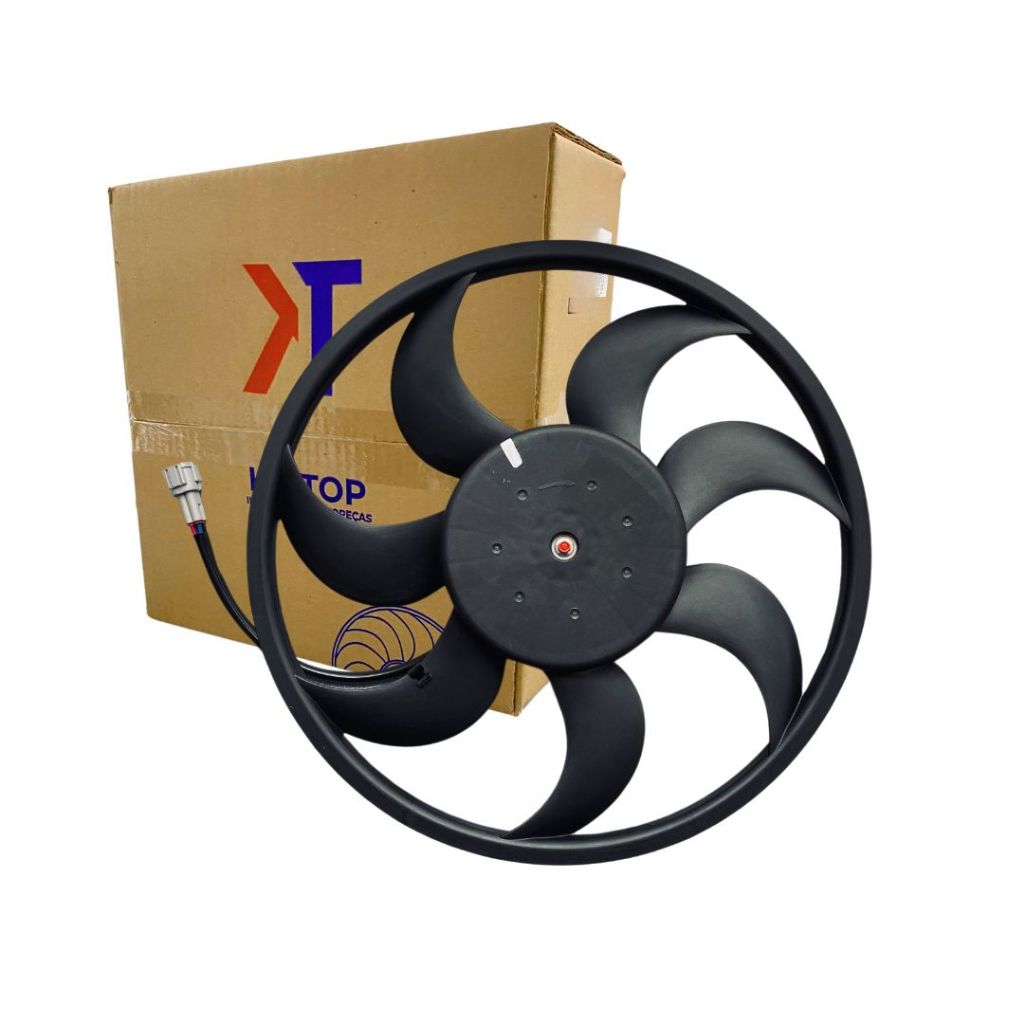 Ventoinha Radiador Eletroventilador 7 Pás 12v Para March Versa 1.0