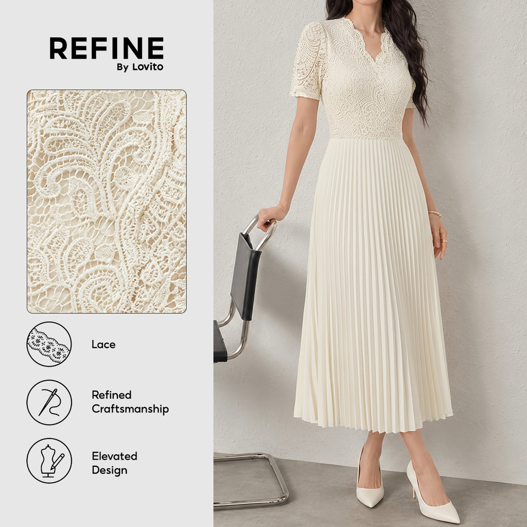 Vestido Elegante para Primavera verão Cor Damasco Vestido feminino