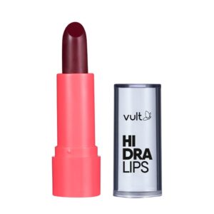 Vult Hidra Lips Vinho Intenso Batom Cremoso 3,6g
