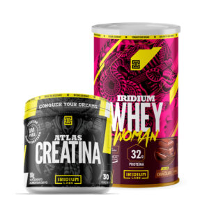Whey Protein Woman 450g Creatina 90g Iridium Labs